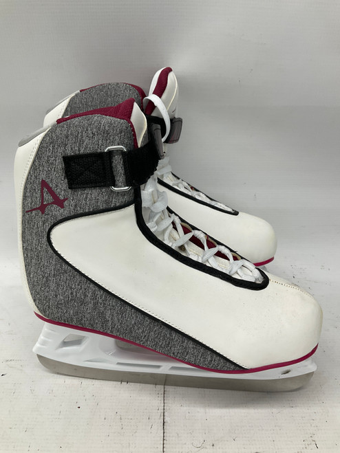Vist Large View of Product Image Which is Used American Athletic SKATES Womens Softboot Skate White Senior 8 11836-S000028892