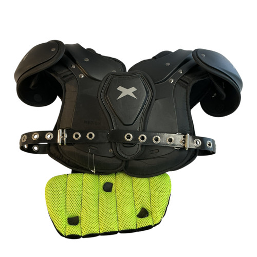 Vist Large View of Product Image Which is Used Xenith XFLEXION FLY FB Shoulder Pads Black MD 11749-S000187432