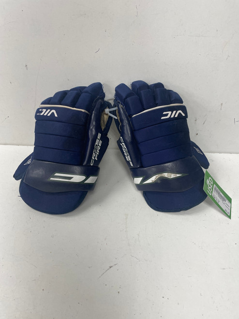 Vist Large View of Product Image Which is Used Vic CROSSFIRE Junior Gloves Navy Blue 12" 11891-S000304900