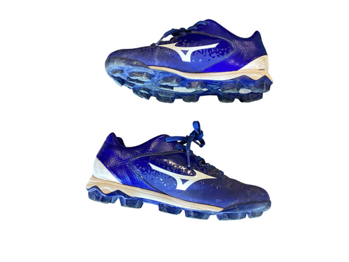 Vist Large View of Product Image Which is Used Mizuno BB/SB CLEATS BB/SB Cleats Royal Blue Senior 6.5
