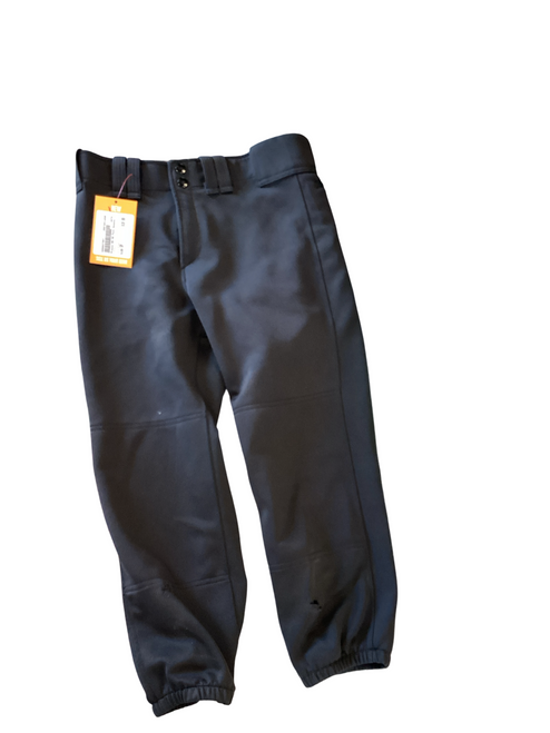 Mizuno BB/SB Pant Womens Black SM Vist Large View of Product Image Which is Mizuno BB/SB Pant Womens Black SM