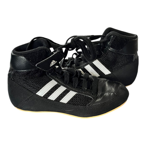 Vist Large View of Product Image Which is Used Adidas Wrestling Shoes Black Youth 13.0 11820-S000043970