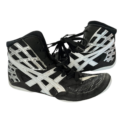 Vist Large View of Product Image Which is Used Asics Wrestling Shoes Black Senior 6.5 11820-S000043971