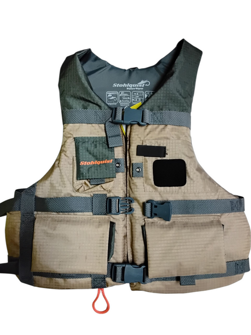 Vist Large View of Product Image Which is Used Youth PFD Tan LG