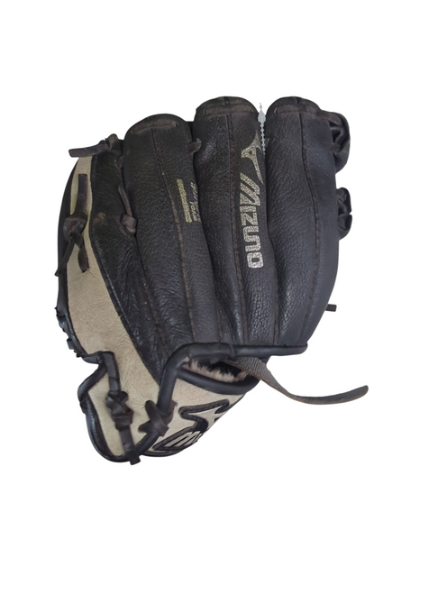 Vist Large View of Product Image Which is Used Mizuno POWER CLOSE BB/SB Glove T-ball Black 9"