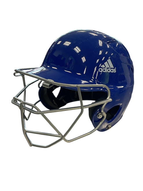 Vist Large View of Product Image Which is Used Adidas WITH MASK Batting Helmet w/Mask Navy Blue LG 11856-S000021506