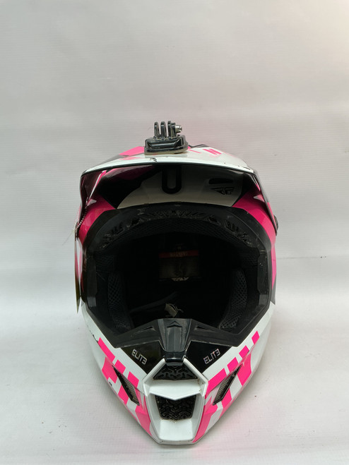 Vist Large View of Product Image Which is Used FLY RACING HELMET Junior Helmet Neon Pink MD