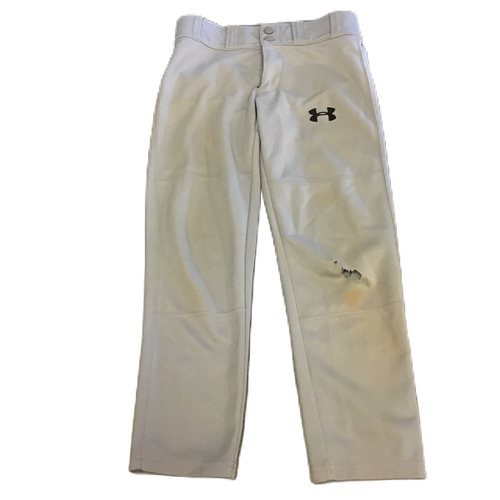 Vist Large View of Product Image Which is Used Under Armour 1281188 BB/SB Pant Boys Grey SM 11730-S000066264