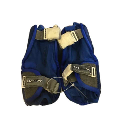Vist Large View of Product Image Which is Used Warrior BURN Lacrosse Arm Pads/Guards Royal Blue MD 11730-S000066273