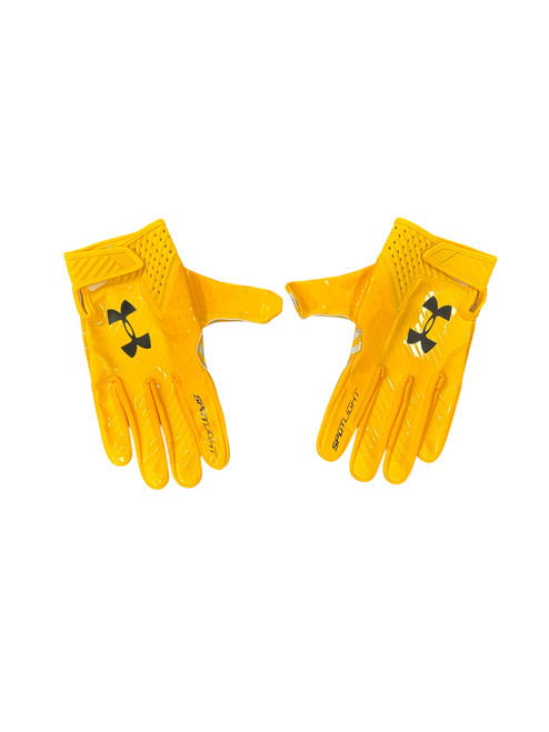 Vist Large View of Product Image Which is Used Under Armour SPOTLIGHT FB Gloves Yellow 3X 11863-S000023061