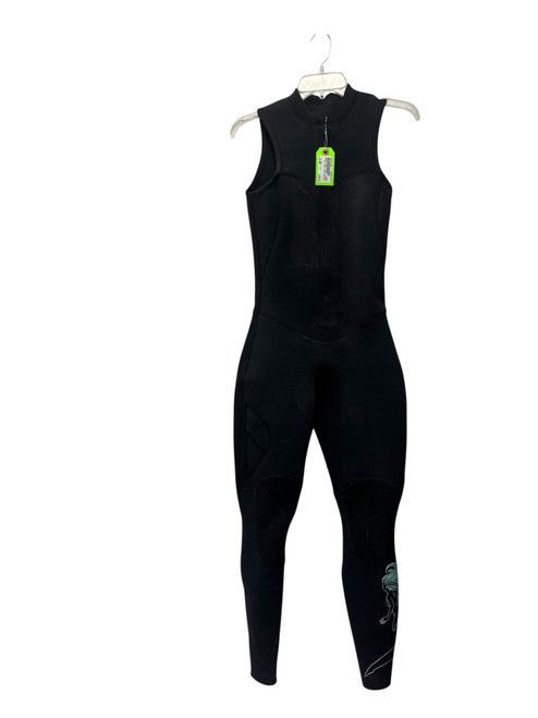 Vist Large View of Product Image Which is Used MAMALA SURF 2/2MM 24PDB11 Womens Long Jane Wetsuit Black MS (Med Short)