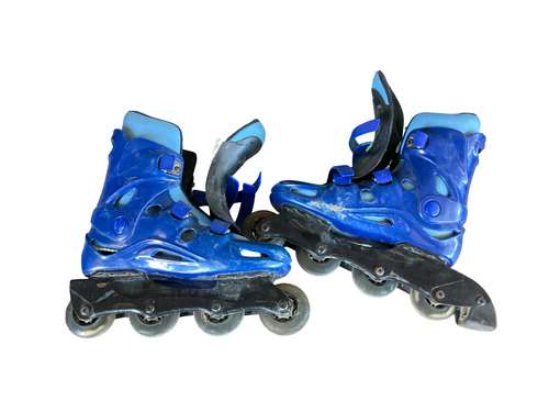 Vist Large View of Product Image Which is  CCM LAZER Senior Roller Quad Skates Royal Blue Senior 10