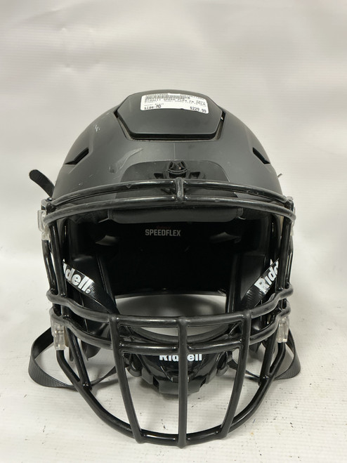 Vist Large View of Product Image Which is Used Riddell SPEED FLEX FB HELM FB Helmet Black MD 11892-S000019906