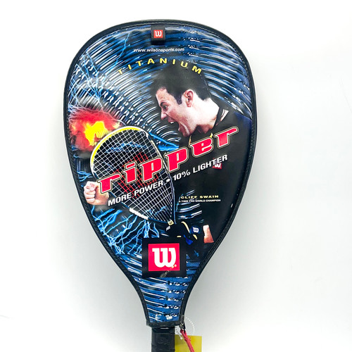 Vist Large View of Product Image Which is Used Wilson RIPPER Adult Racquetball Racquet Royal Blue Unknown