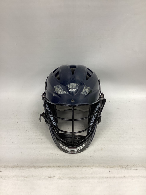 Vist Large View of Product Image Which is Used Cascade CS Lacrosse Helmet Navy Blue One Size