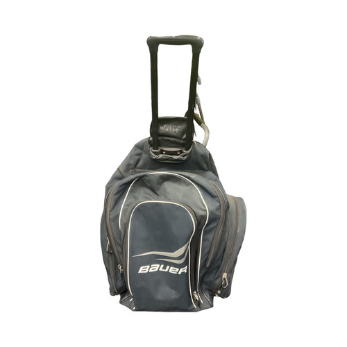 Vist Large View of Product Image Which is BAUER WHEELED BAG BB/SB Player Wheeled Bag Black