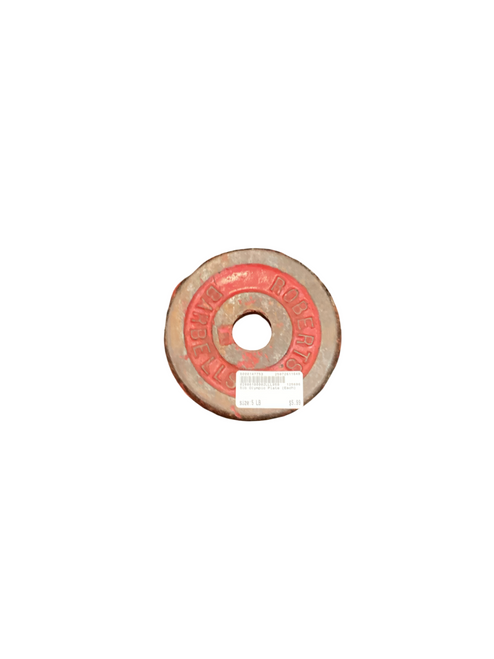 Vist Large View of Product Image Which is Used Olympic Plate (Each) 5 lb
