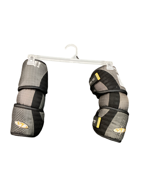 Vist Large View of Product Image Which is Used Warrior MP Lacrosse Arm Pads/Guards Grey LG 11649-S000147762