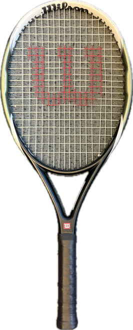 Vist Large View of Product Image Which is Used Wilson HAMMER HYPER Adult Tennis Racquet Green 4 3/8"