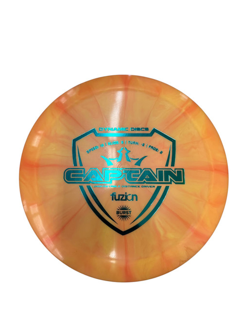 Vist Large View of Product Image Which is Used Dynamic Discs CAPTAIN FUZION BURST Disc Golf Driver Orange 11906-S000173637