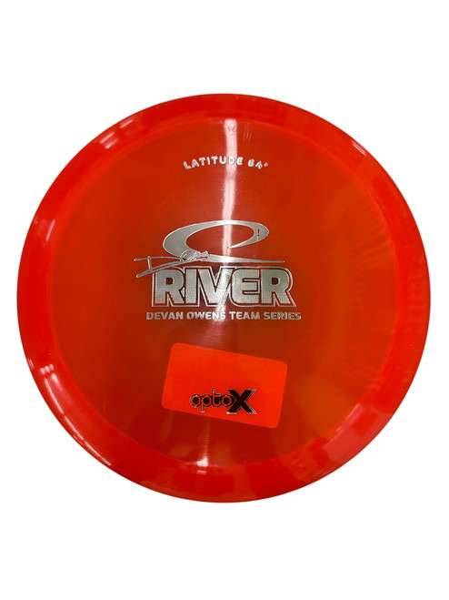 Vist Large View of Product Image Which is Used Latitude 64 RIVER DEVAN OWENS Disc Golf Driver Orange 11906-S000173638