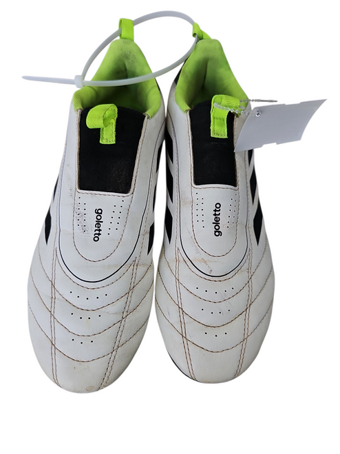 Vist Large View of Product Image Which is Used Adidas Soccer Cleats White Senior 6 11708-S000181435