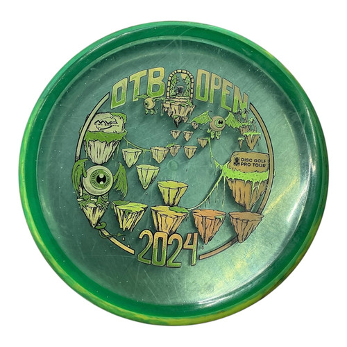 Vist Large View of Product Image Which is Used Axiom TEMPO OTB OPEN 2024 Disc Golf Putter Green 175g 11890-S000133044