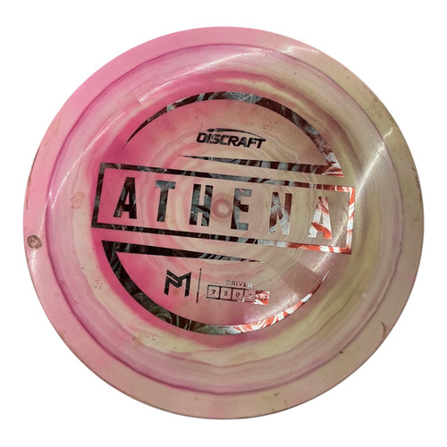 Vist Large View of Product Image Which is Used Discraft PM ATHENA Disc Golf Driver Pink 11890-S000133046