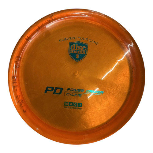 Vist Large View of Product Image Which is Used Discmania C-LINE PD Disc Golf Driver Orange 174g 11890-S000133047