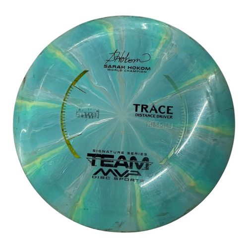 Vist Large View of Product Image Which is Used Streamline COSMIC NEUTRON TRACE Disc Golf Driver Turquoise 11890-S000133049