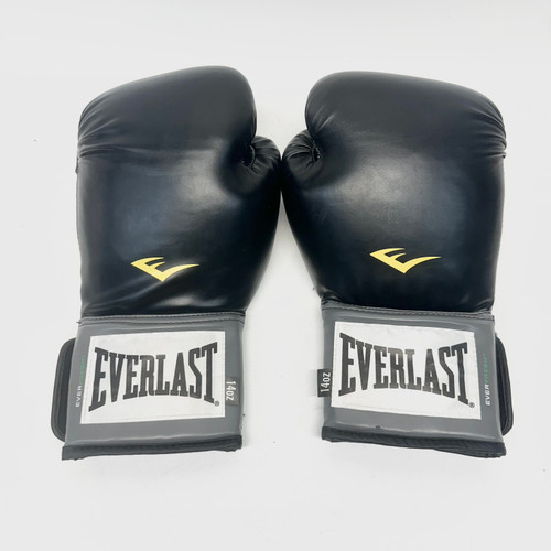 Vist Large View of Product Image Which is Used Everlast Boxing Gloves Black Senior 11805-S000064842