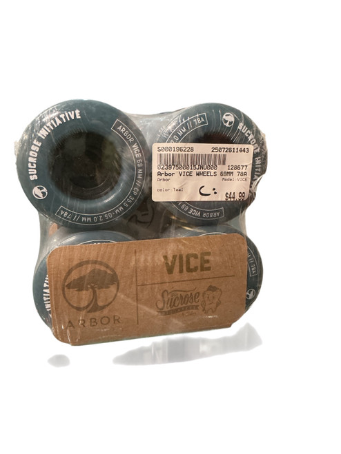 Vist Large View of Product Image Which is  New Arbor VICE Skateboard Wheel Teal