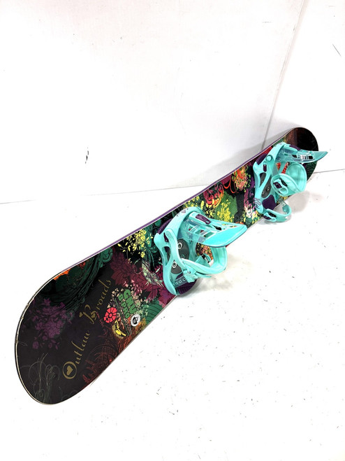Vist Large View of Product Image Which is Used GNU B-PRO W NEW K2 KAT SM BINDINGS Womens Board/Bindings Black 152 cm 11860-S000294928