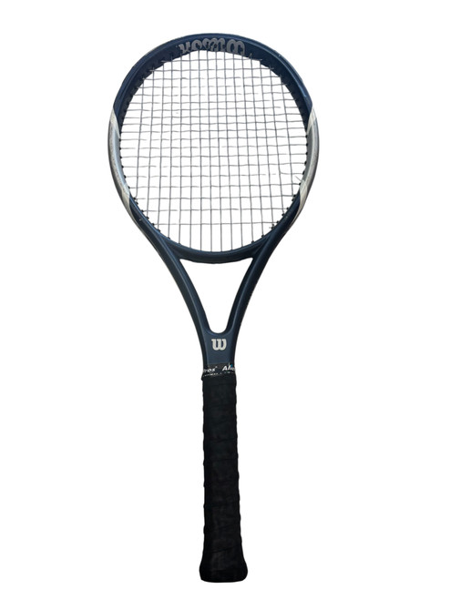 Vist Large View of Product Image Which is Used Wilson HYPER CARBON 2.3 Adult Tennis Racquet Navy Blue 4 1/4" 11789-S000038392