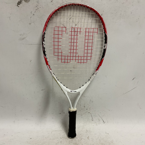 Vist Large View of Product Image Which is Used Wilson FEDERER 21 Junior Tennis Racquet Red 21" 11855-S000188487