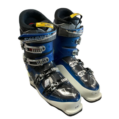 Vist Large View of Product Image Which is Used Salomon EVERYYEAR 90 Mens DH Ski Boot Royal Blue 295 MP - M11.5 11794-S000263989