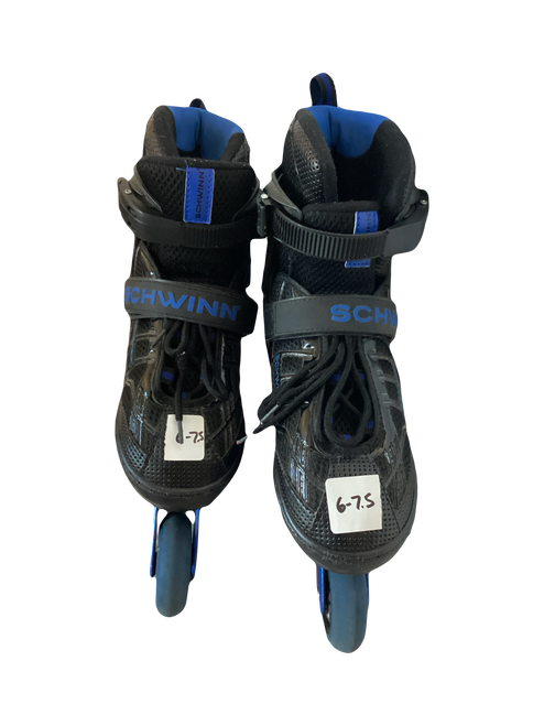 Vist Large View of Product Image Which is Used Schwinn SKATES Junior Rec Fitness Skates Black Adjustable