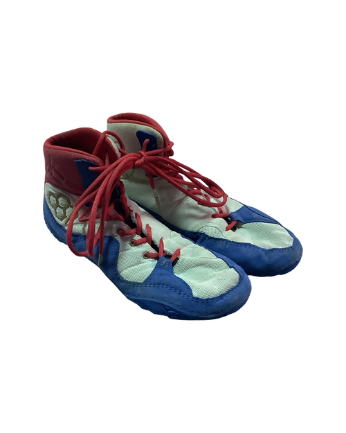 Vist Large View of Product Image Which is Used Rudis Wrestling Shoes White Senior 11 11724-S000215548