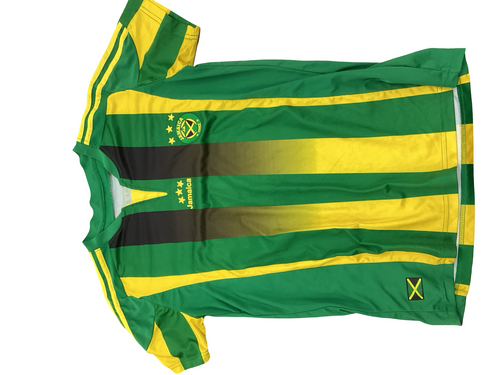 Vist Large View of Product Image Which is Used TEAM JAMAICA Soccer Top Adt Green MD 11613-S000164537