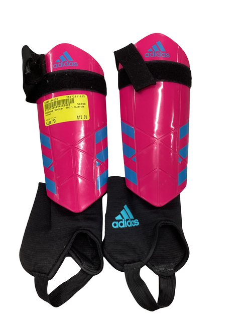 Vist Large View of Product Image Which is Used Adidas Soccer Shin Guards Junior Pink MD 11613-S000164535