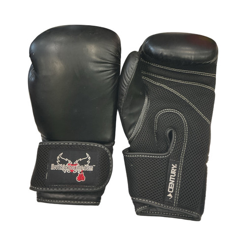 Vist Large View of Product Image Which is Century Boxing Gloves Black MD