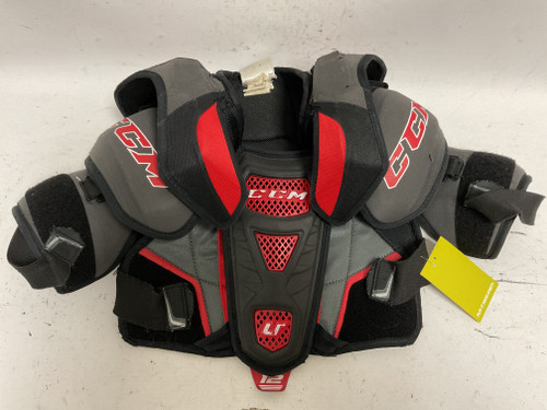 Vist Large View of Product Image Which is Used CCM U+ 12 Junior Shoulder Pads LG 11855-S000188503