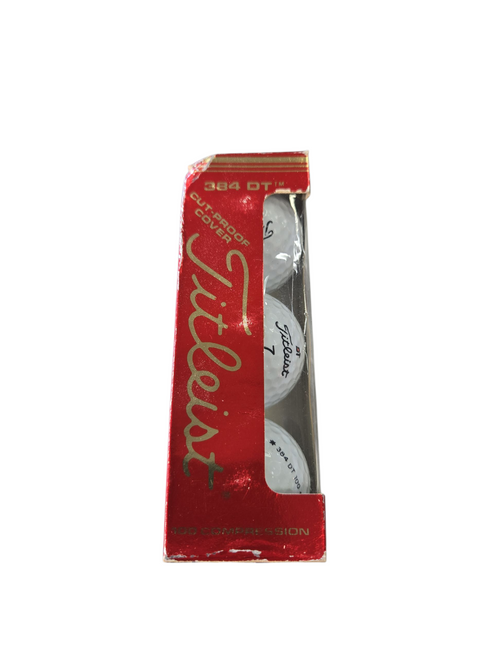 Vist Large View of Product Image Which is Used Titleist 384 DT 3 Ball - Golf Ball Sleeve 11617-S000328957