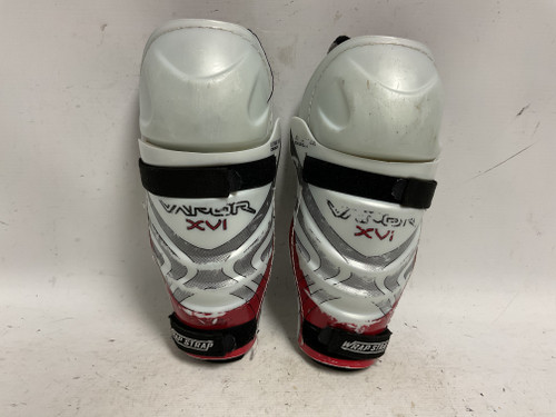 Vist Large View of Product Image Which is Used Bauer VAPOR XVI Junior Shin Guards White 10" 11855-S000188504