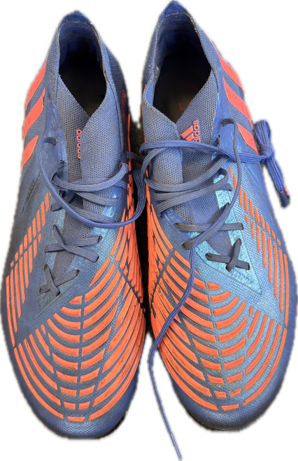 Vist Large View of Product Image Which is Used Adidas Soccer Cleats Navy Blue Senior 6.5