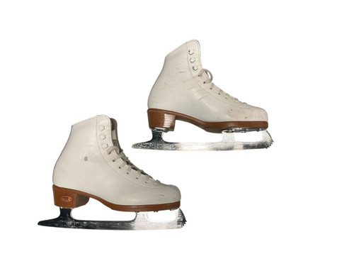 Vist Large View of Product Image Which is Used Riedell 99959 Girls Figure Skate White Youth 13.0 11512-S000225090