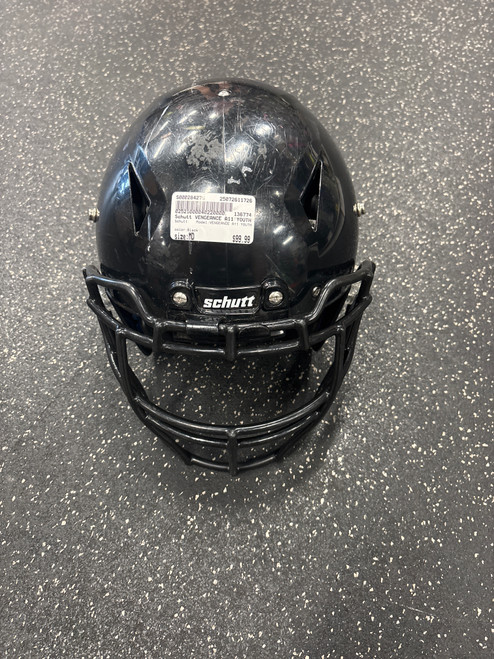 Vist Large View of Product Image Which is Used Schutt VENGEANCE A11 YOUTH FB Helmet Black MD 11726-S000284275