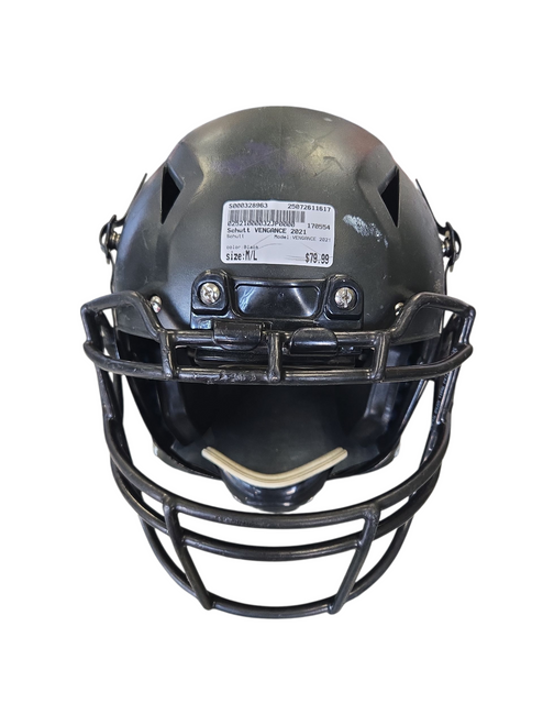 Vist Large View of Product Image Which is Used Schutt VENGANCE 2021 FB Helmet Black M/L 11617-S000328963