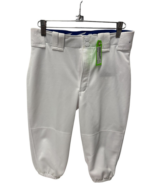 Vist Large View of Product Image Which is Used Mizuno Youth MVP Short Baseball Pant 350698 White Youth XL