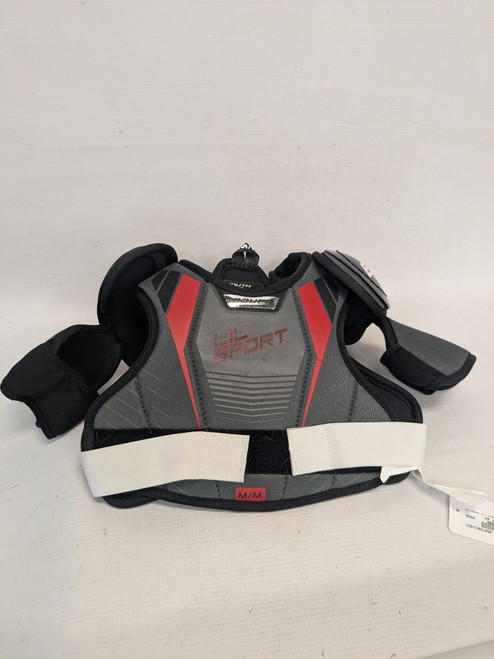 Vist Large View of Product Image Which is Used Bauer LIL SPORT SP Youth Shoulder Pads MD 11821-S000026557